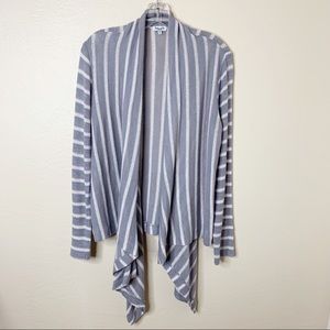 Splendid Open Waterfall Striped Cardigan M